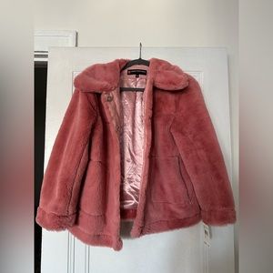 Urban Republic Pink Fur Coat
